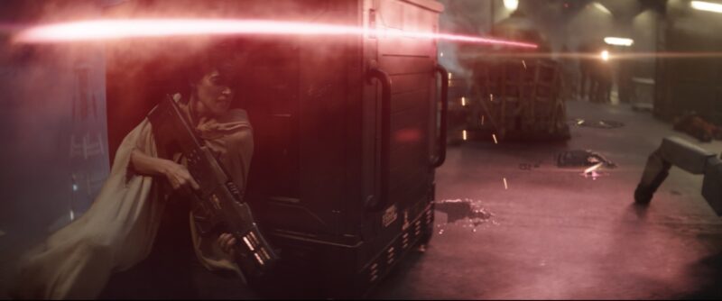 Rebel Moon – Parte 1: A Menina do Fogo – Sofia Boutella como Kora em Rebel Moon – Parte 1: A Menina do Fogo. Cr. Netflix © 2023