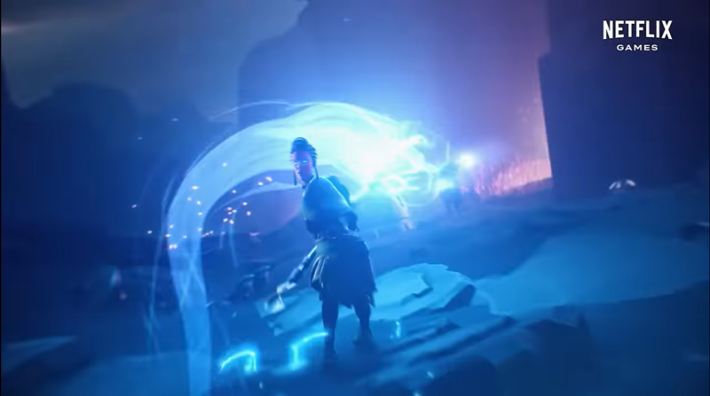 Imagem: Divulgação Netflix e Super Evil Megacorp ~ Classe 'The Evoker' de Blood Line: A Rebel Moon Game